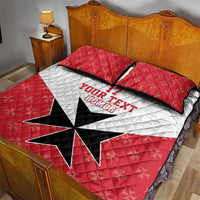 Custom Malta Football Champions Quilt Bed Set Sporty Style