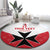 Custom Malta Football Champions Round Carpet Sporty Style