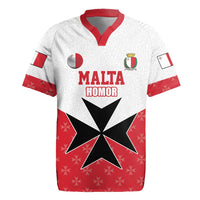 Custom Malta Football Champions Rugby Jersey Sporty Style