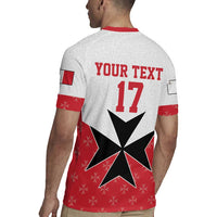 Custom Malta Football Champions Rugby Jersey Sporty Style
