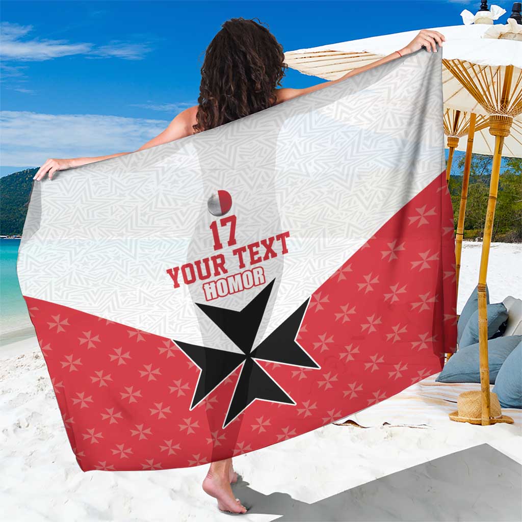 Custom Malta Football Champions Sarong Sporty Style