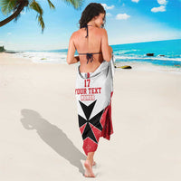 Custom Malta Football Champions Sarong Sporty Style