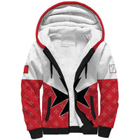 Custom Malta Football Champions Sherpa Hoodie Sporty Style