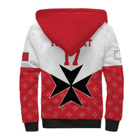 Custom Malta Football Champions Sherpa Hoodie Sporty Style
