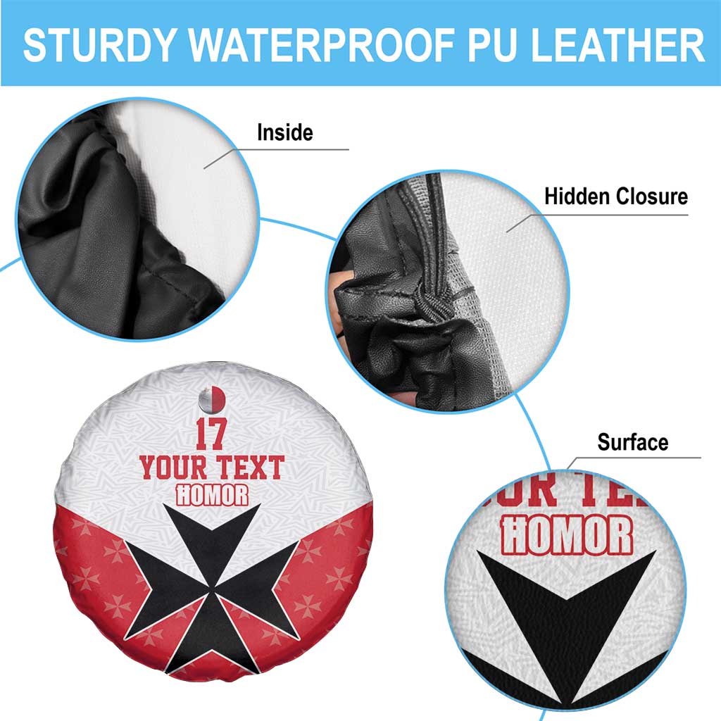 Custom Malta Football Champions Spare Tire Cover Sporty Style