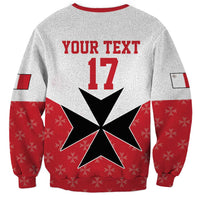 Custom Malta Football Champions Sweatshirt Sporty Style