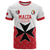 Custom Malta Football Champions T Shirt Sporty Style