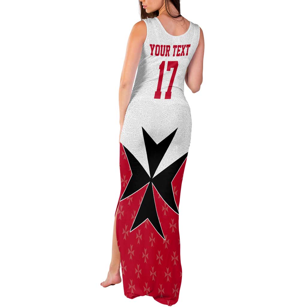 Custom Malta Football Champions Tank Maxi Dress Sporty Style