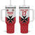 Custom Malta Football Champions Tumbler With Handle Sporty Style