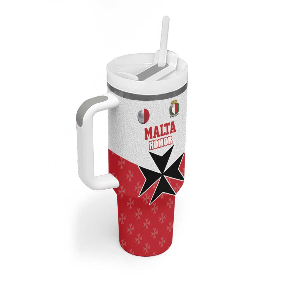 Custom Malta Football Champions Tumbler With Handle Sporty Style