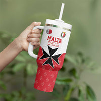 Custom Malta Football Champions Tumbler With Handle Sporty Style
