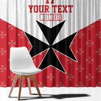 Custom Malta Football Champions Window Curtain Sporty Style