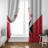 Custom Malta Football Champions Window Curtain Sporty Style