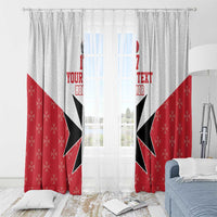Custom Malta Football Champions Window Curtain Sporty Style