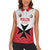 Custom Malta Football Champions Women Sleeveless Polo Shirt Sporty Style