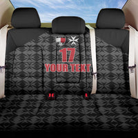 Custom Malta Football Jersey Go Champions Back Car Seat Cover Black Style