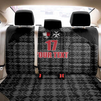 Custom Malta Football Jersey Go Champions Back Car Seat Cover Black Style