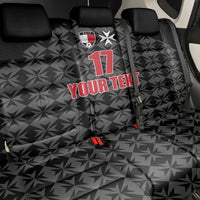 Custom Malta Football Jersey Go Champions Back Car Seat Cover Black Style