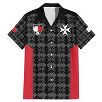 Custom Malta Football Jersey Go Champions Family Matching Mermaid Dress and Hawaiian Shirt Black Style