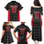 Custom Malta Football Jersey Go Champions Family Matching Puletasi and Hawaiian Shirt Black Style