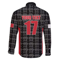 Custom Malta Football Jersey Go Champions Family Matching Short Sleeve Bodycon Dress and Hawaiian Shirt Black Style