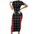 Custom Malta Football Jersey Go Champions Short Sleeve Bodycon Dress Black Style
