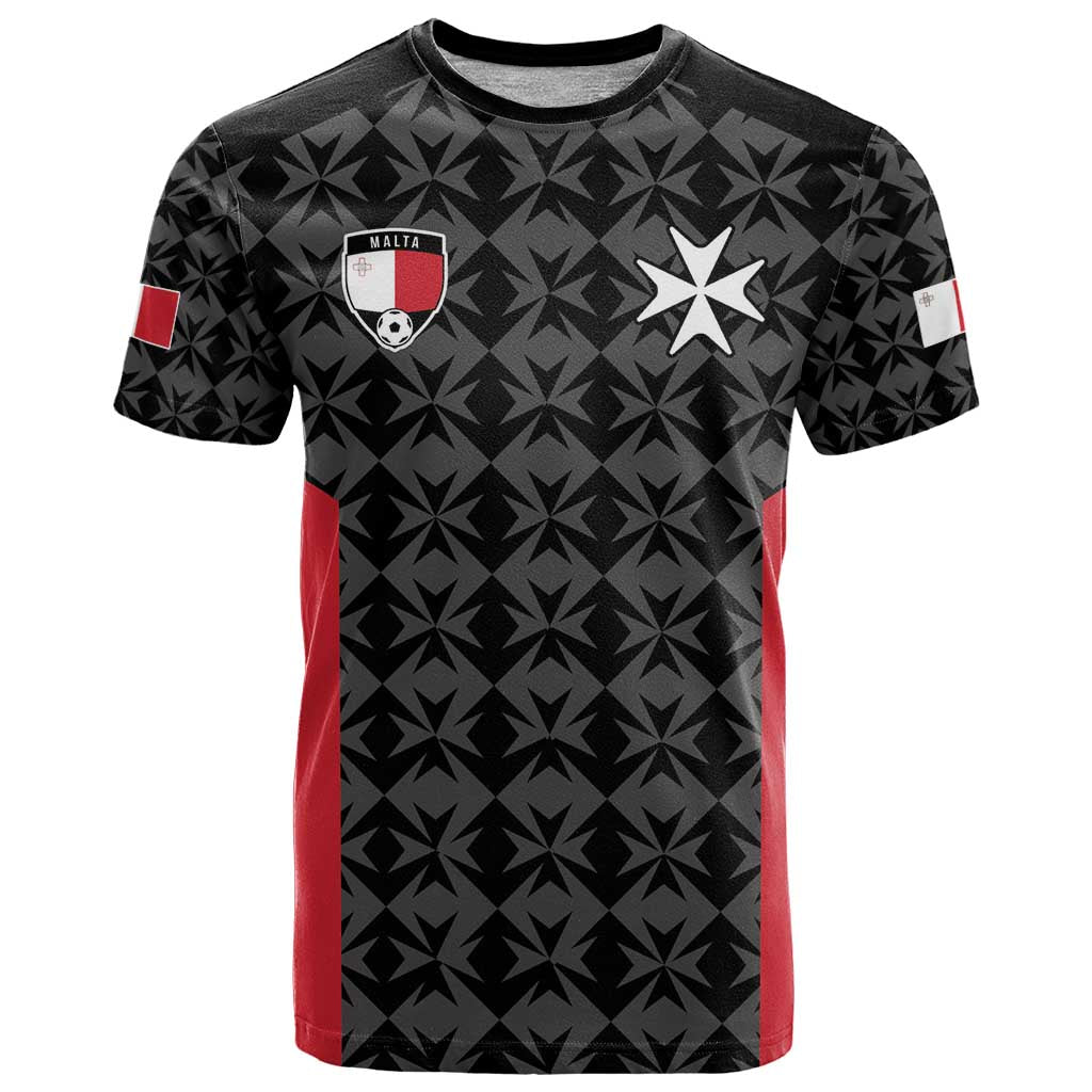 Custom Malta Football Jersey Go Champions T Shirt Black Style