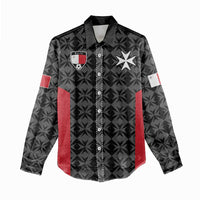 Custom Malta Football Jersey Go Champions Women Casual Shirt Black Style