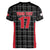 Custom Malta Football Jersey Go Champions Women V-Neck T-Shirt Black Style