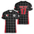 Custom Malta Football Jersey Go Champions Women V-Neck T-Shirt Black Style