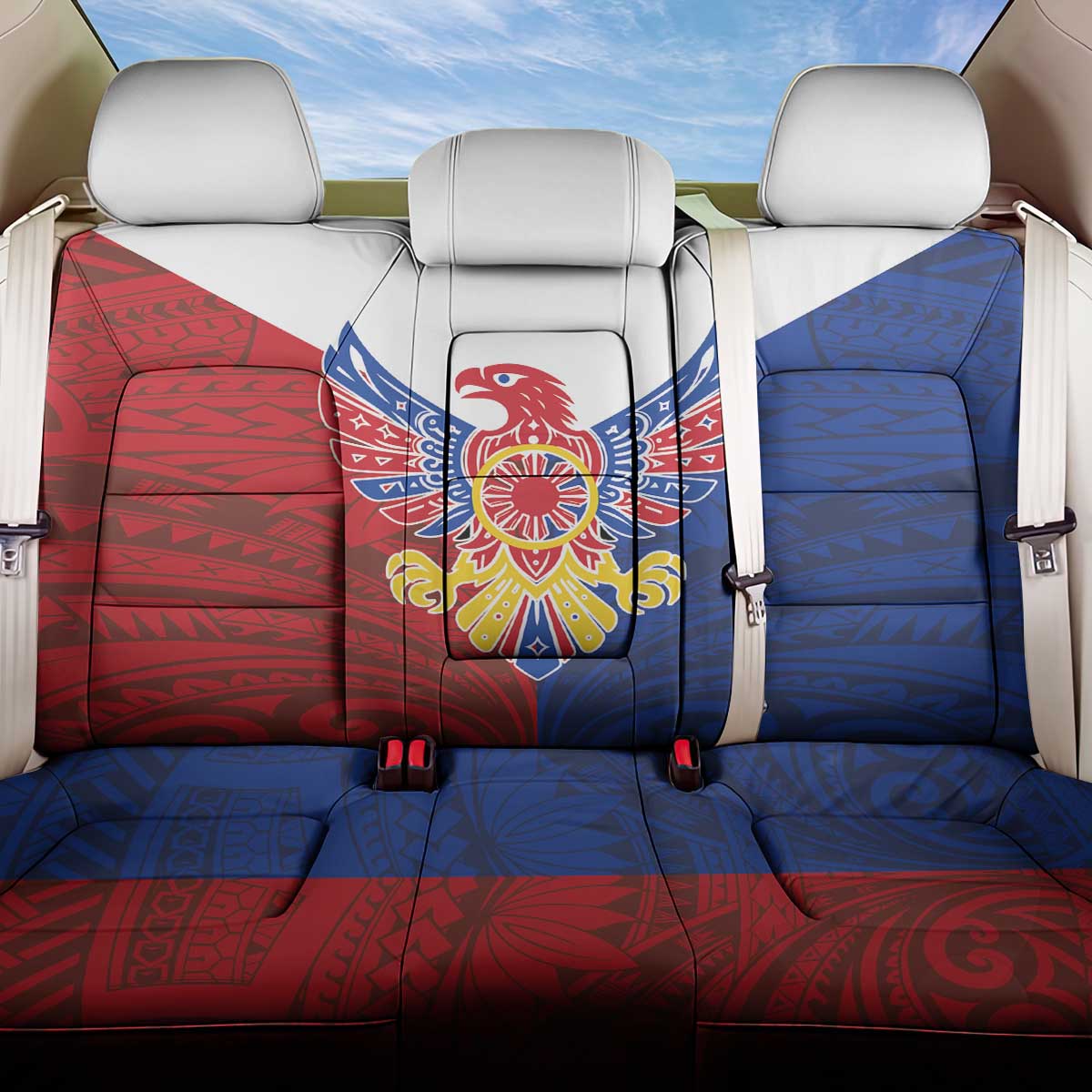 Philippine Eagle Week Back Car Seat Cover Filipino Patern