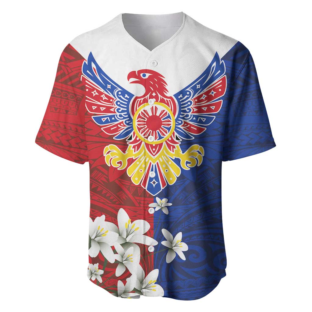 Philippine Eagle Week Baseball Jersey Filipino Patern