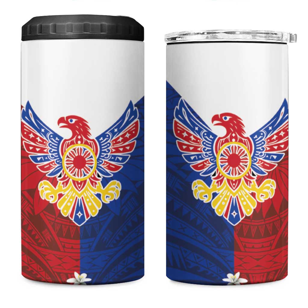 Philippine Eagle Week 4 in 1 Can Cooler Tumbler Filipino Patern