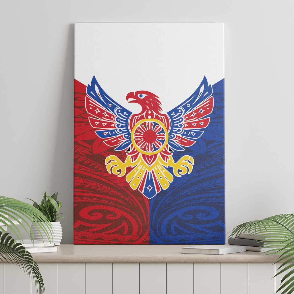 Philippine Eagle Week Canvas Wall Art Filipino Patern