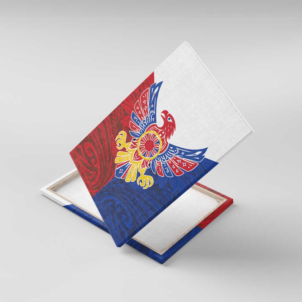 Philippine Eagle Week Canvas Wall Art Filipino Patern