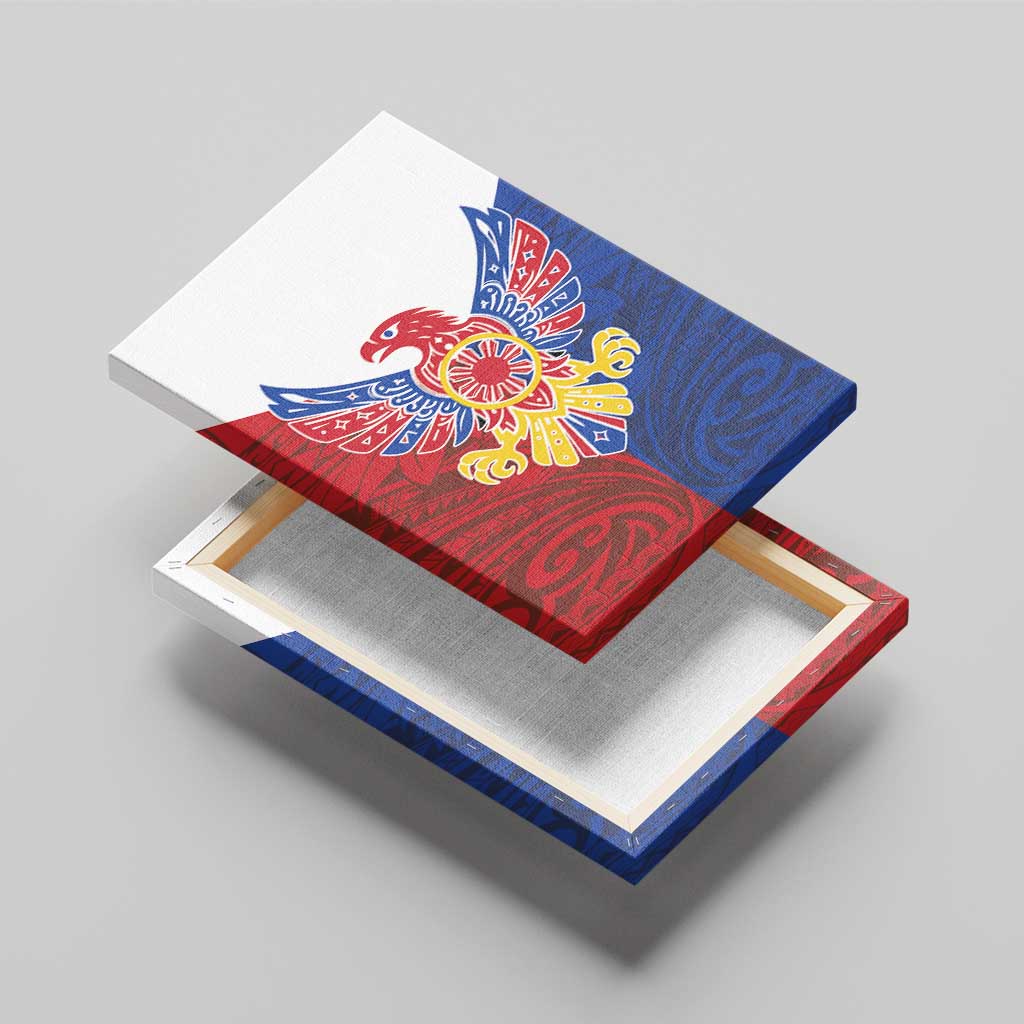 Philippine Eagle Week Canvas Wall Art Filipino Patern