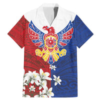 Philippine Eagle Week Family Matching Mermaid Dress and Hawaiian Shirt Filipino Patern