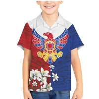 Philippine Eagle Week Family Matching Mermaid Dress and Hawaiian Shirt Filipino Patern