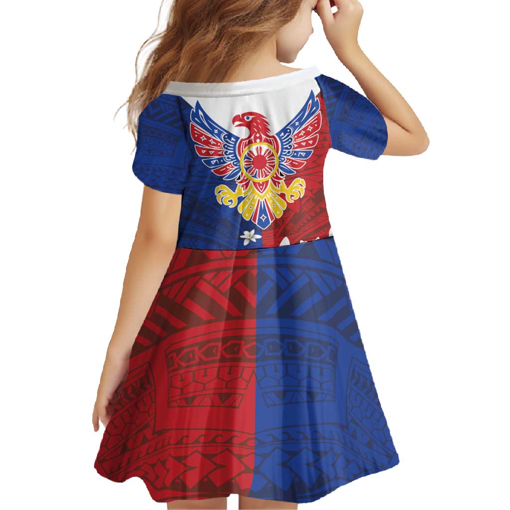 Philippine Eagle Week Family Matching Off Shoulder Maxi Dress and Hawaiian Shirt Filipino Patern