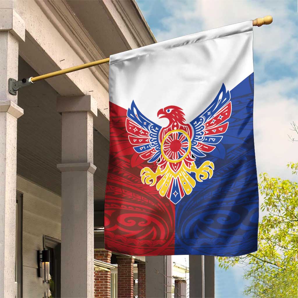 Philippine Eagle Week Garden Flag Filipino Patern