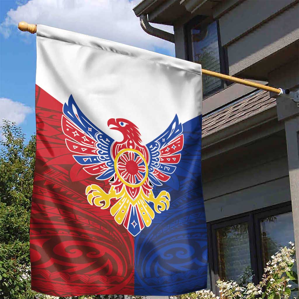 Philippine Eagle Week Garden Flag Filipino Patern