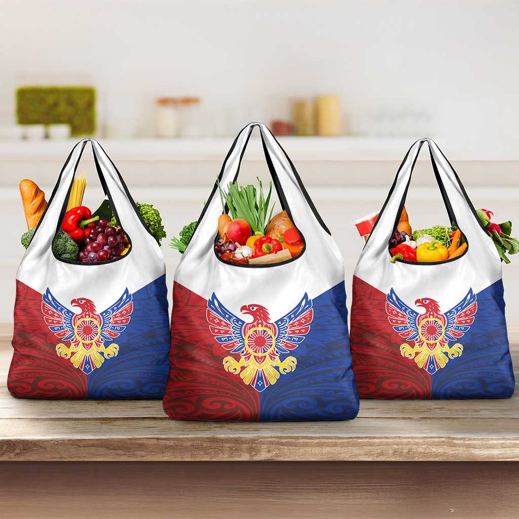 Philippine Eagle Week Grocery Bag Filipino Patern