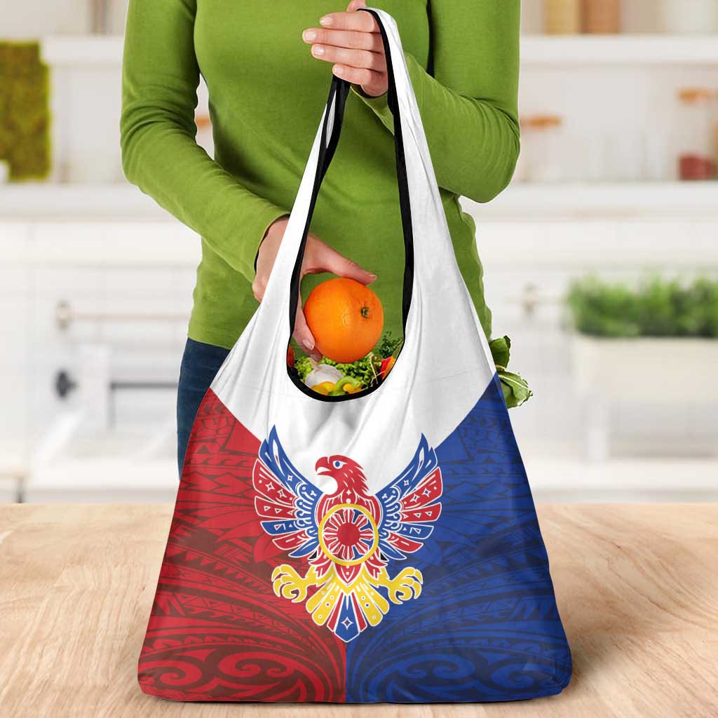 Philippine Eagle Week Grocery Bag Filipino Patern