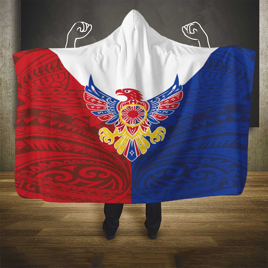 Philippine Eagle Week Hooded Blanket Filipino Patern