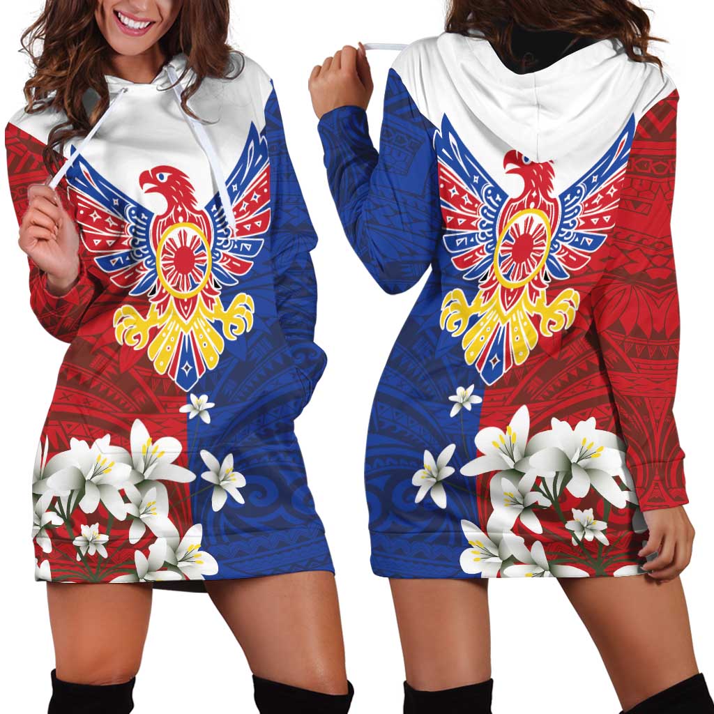 Philippine Eagle Week Hoodie Dress Filipino Patern