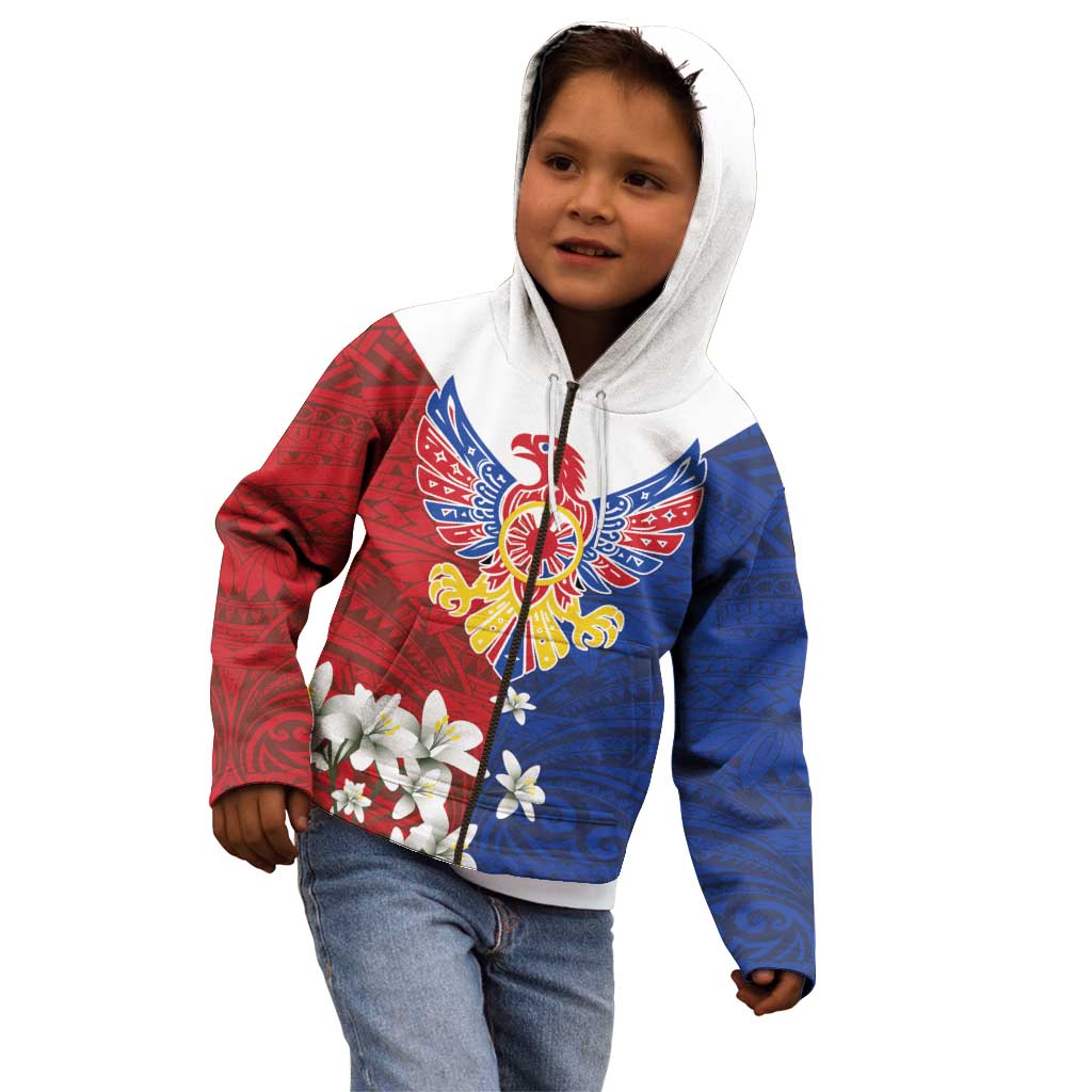 Philippine Eagle Week Kid Hoodie Filipino Patern