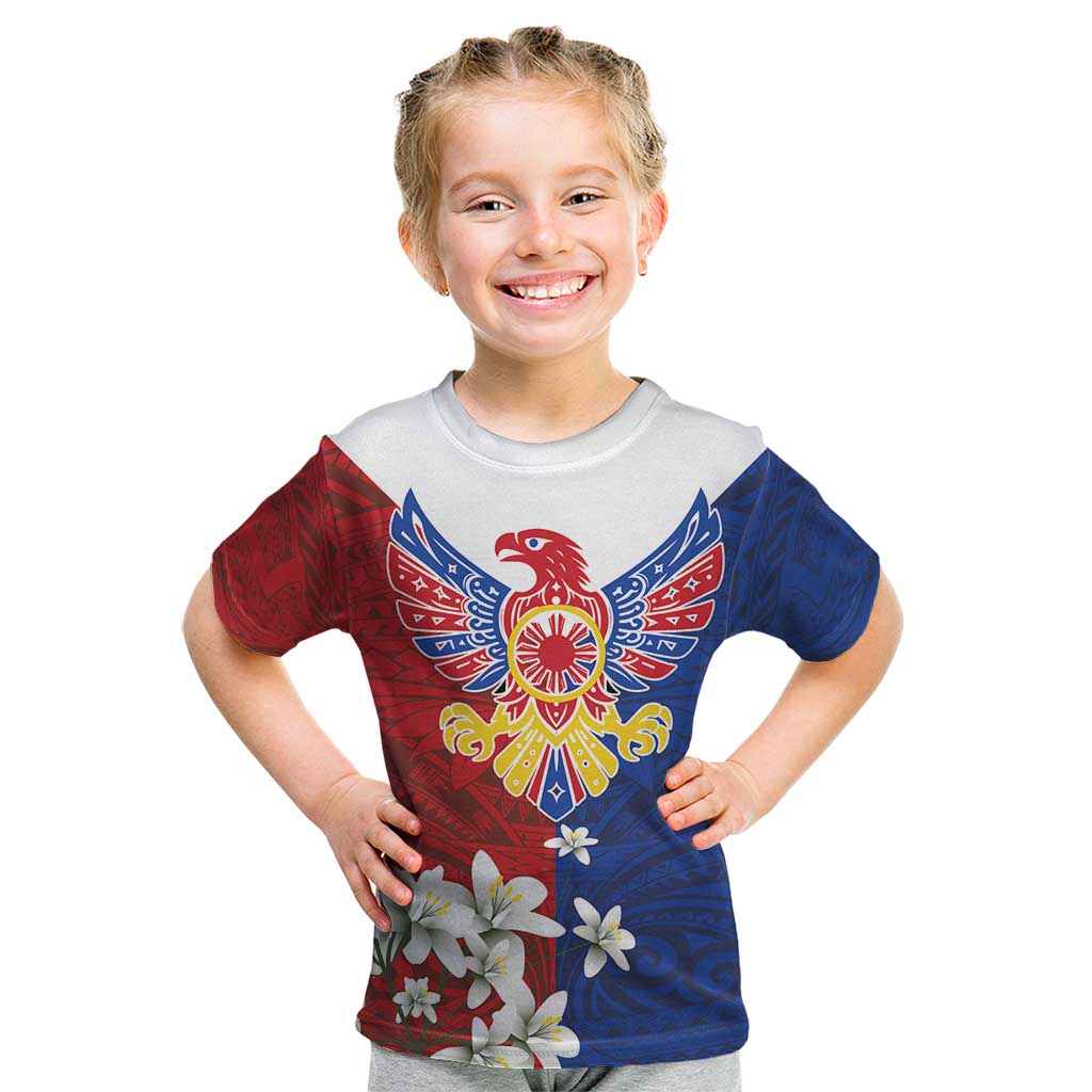 Philippine Eagle Week Kid T Shirt Filipino Patern