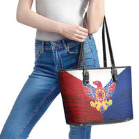 Philippine Eagle Week Leather Tote Bag Filipino Patern