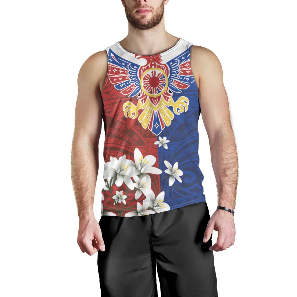 Philippine Eagle Week Men Tank Top Filipino Patern