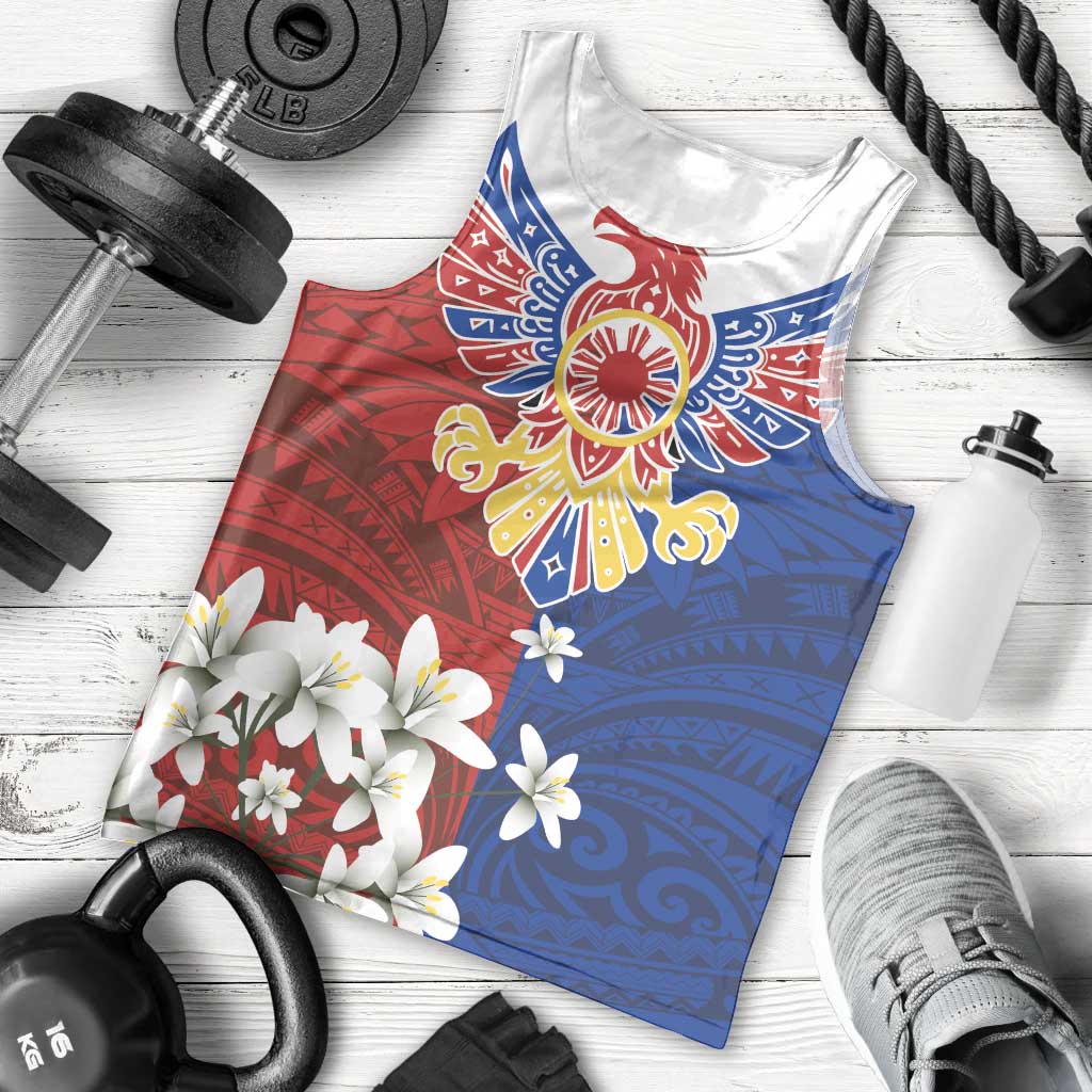 Philippine Eagle Week Men Tank Top Filipino Patern